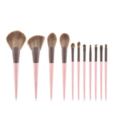 High Quality Vegan Cruelty Free Makeup Brushes Private Label Custom LOGO Pink Foundation Makeup Brushe