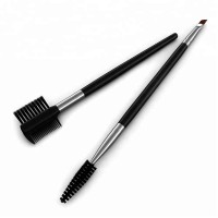 Nylon Hair Eyelash/Comb/Angled Brush Black Classic Style Makeup Brush Eyebrow Brush