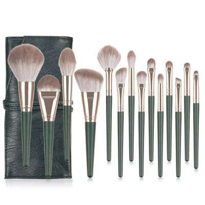 new professional foundation cosmetic makeup brush set brushes bag make up private label