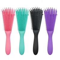 Customized Flexible Hair Brush Wet L Detangled Detangling 2020 Octopus Black Vented Massaging Custom Color Detangle